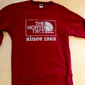 North face sweatshirt mens small